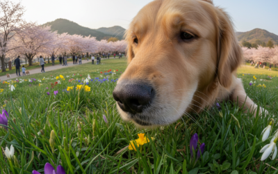 Čich psa na jaře – proč je intenzivnější?