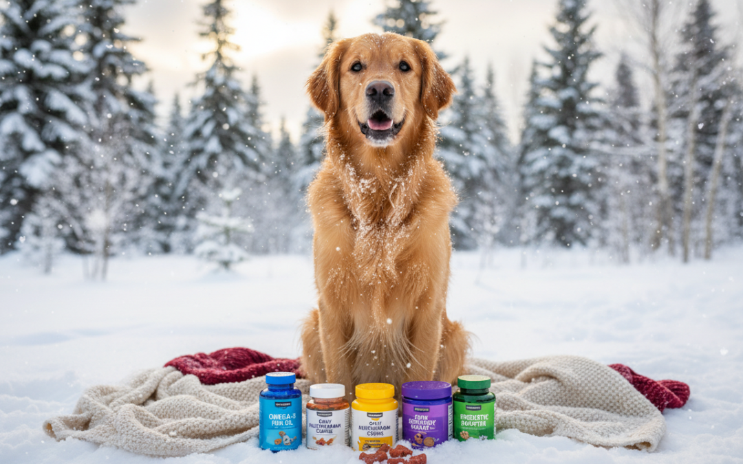 Jaké doplňky stravy jsou pro psy v zimě doporučovány?