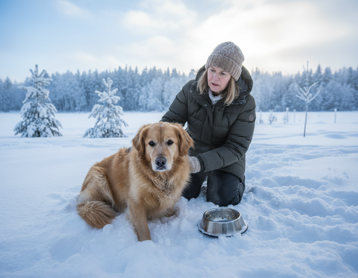 pes zima příčiny snížené chuti k jídlu
