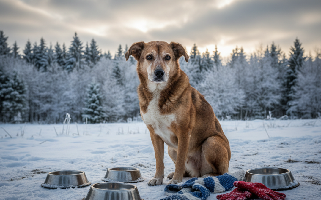 Příznaky nedostatku vitamínů u psů během zimních měsíců