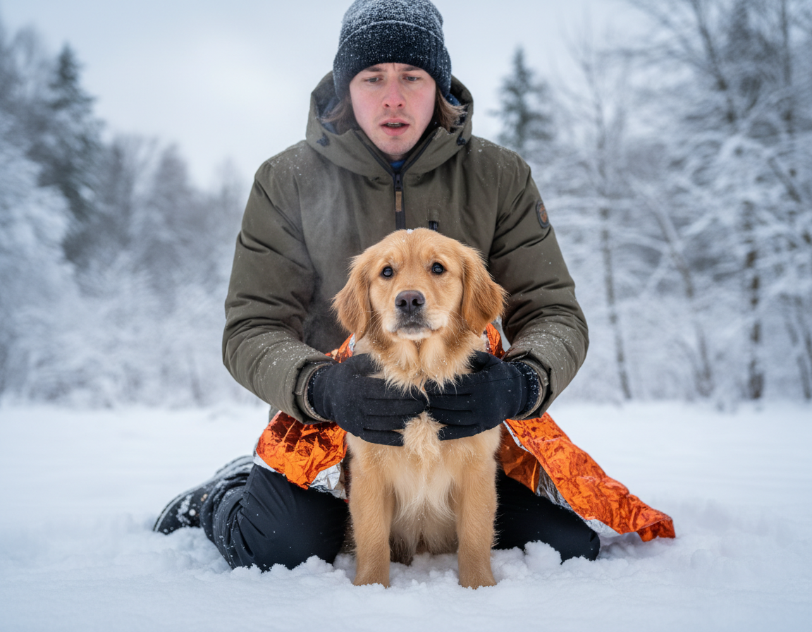 pes zima první příznaky omrzlin