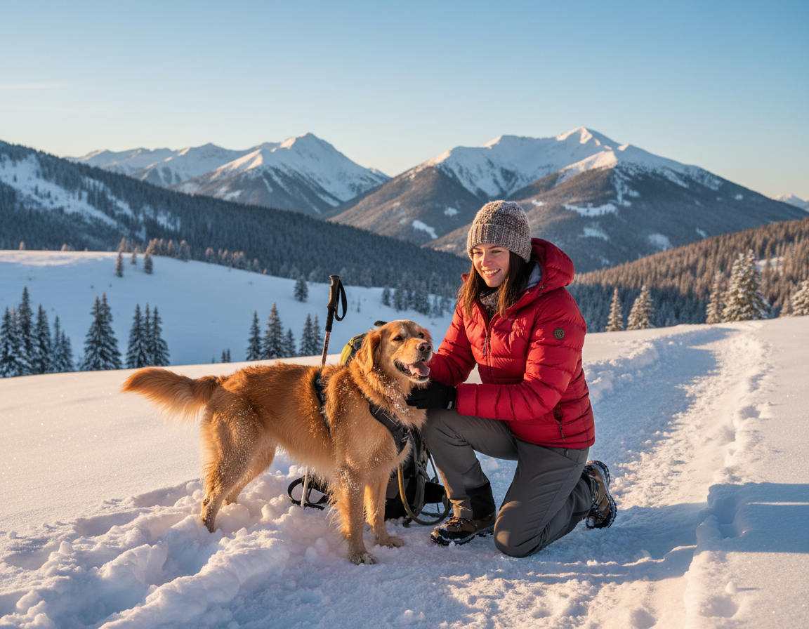 pes zima seznam turistického vybavení