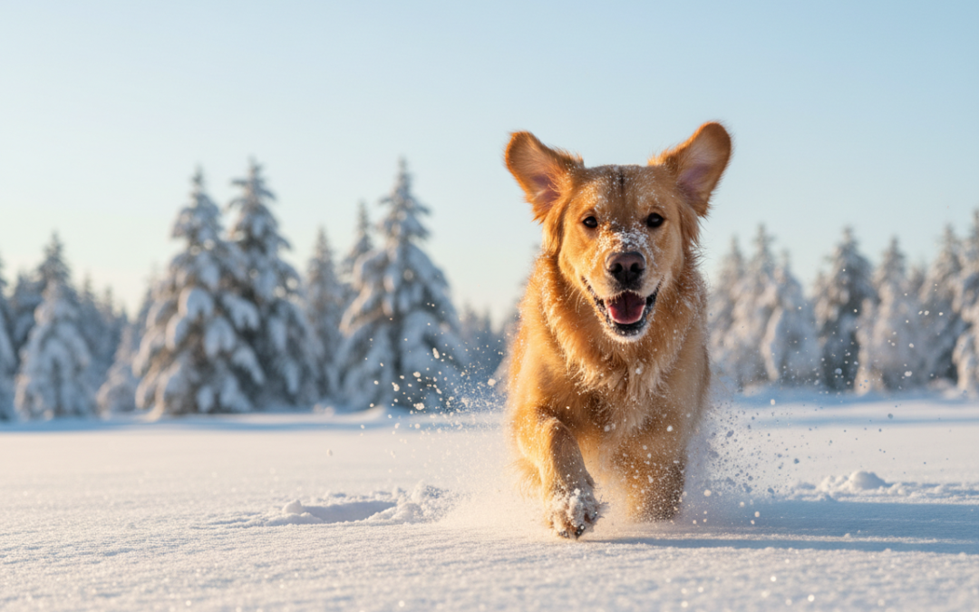 Pohyb pomáhá zvládat zimní stres u psů