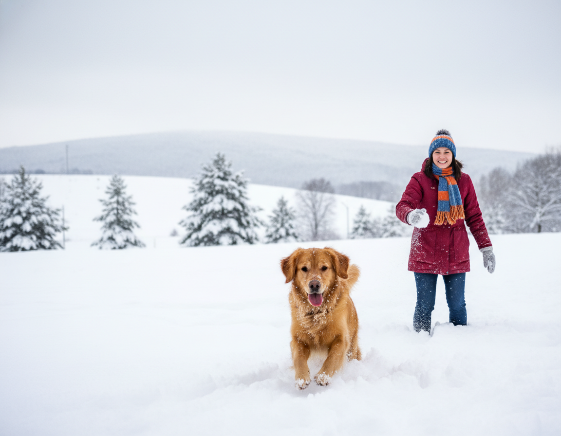 pes zima společně strávený čas