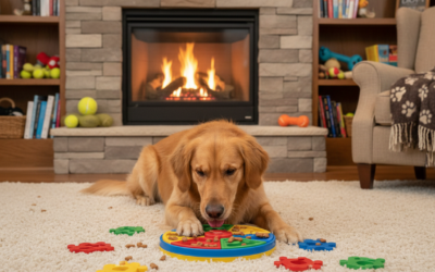 Mentální výzvy pro psy – vnitřní hry na zimu