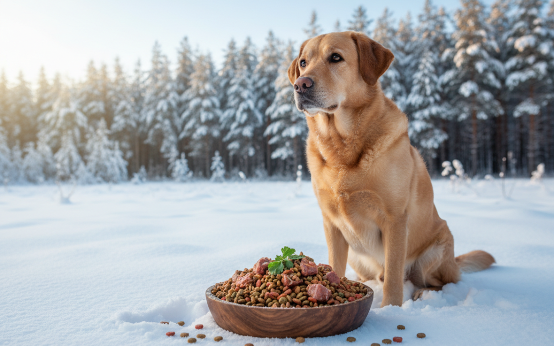 Kdy a jak upravit krmnou dávku psa v zimě?
