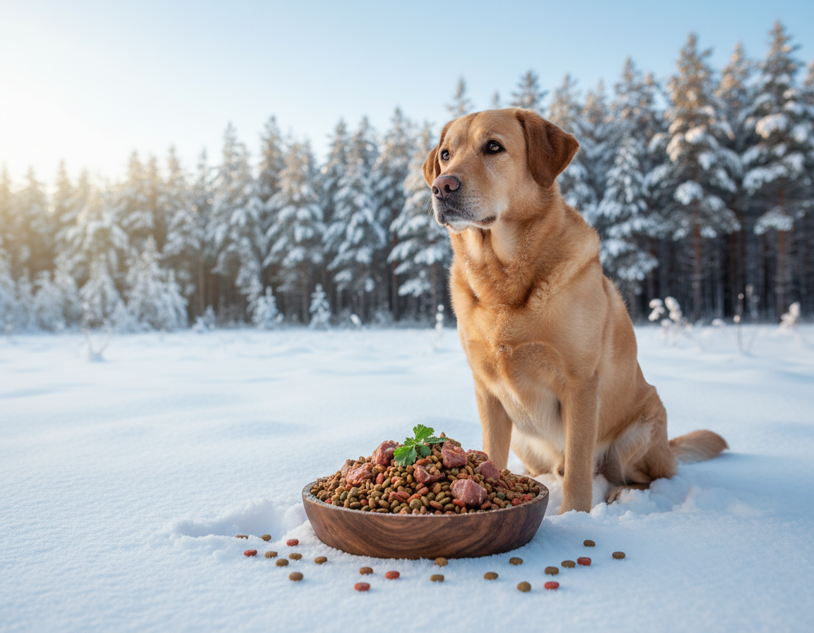 pes-zima-uprava-krmne-davky pes zima úprava krmné dávky