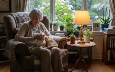 Kočičí blog 23 Přátelství kočky se seniory – Vše, co o tom potřebuješ vědět!