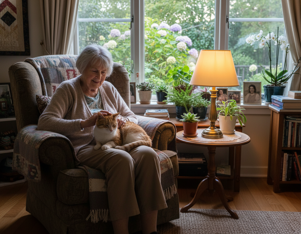 Přátelství kočky se seniory – Vše, co o tom potřebuješ vědět!