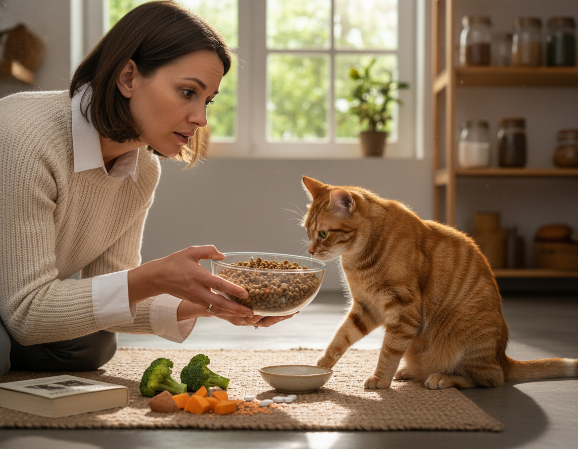 Rizika vegetariánské stravy u koček – Vše, co o tom potřebuješ vědět!