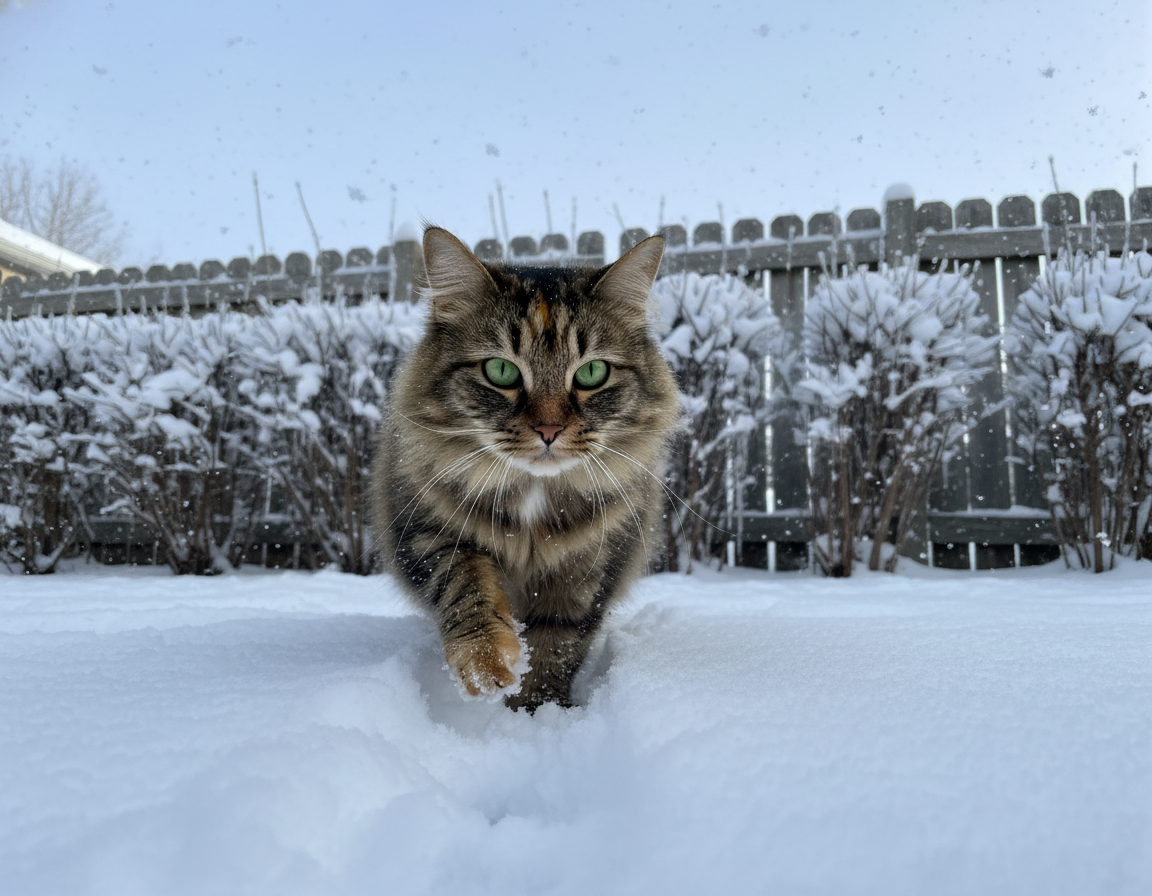 riziko omrzlin u koček v zimě