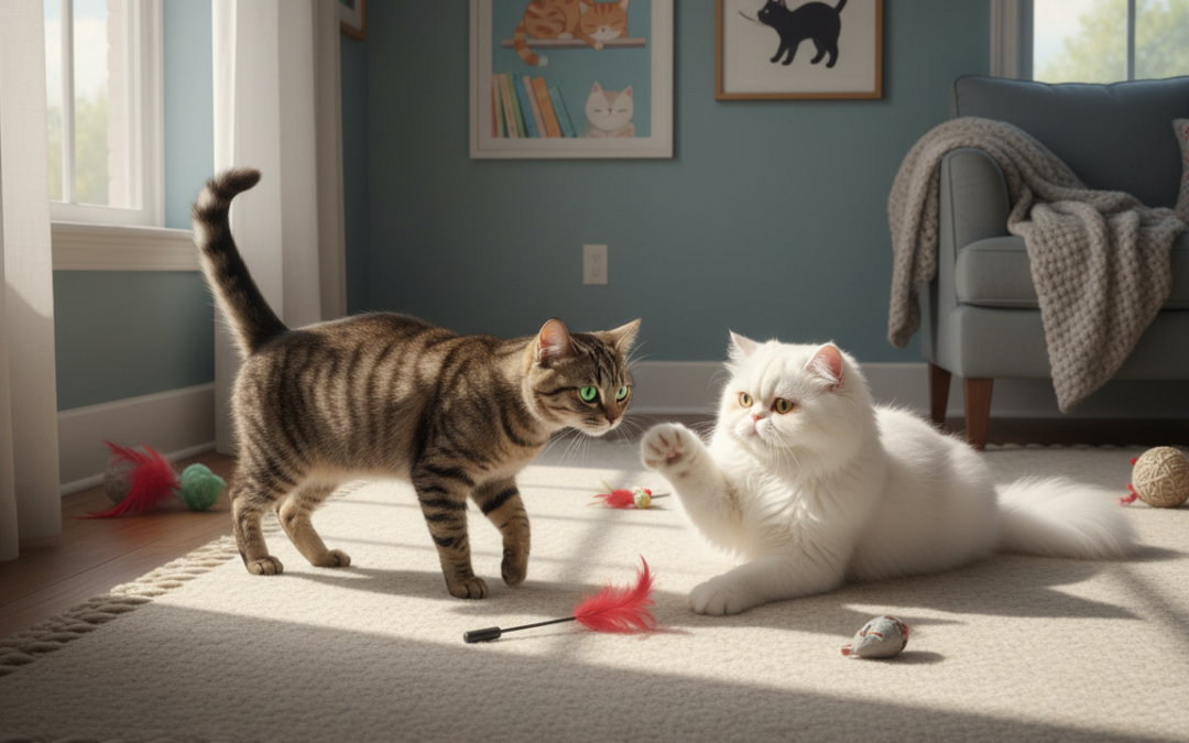 Seznamování kočky s novou kočkou – Vše, co o tom potřebuješ vědět!