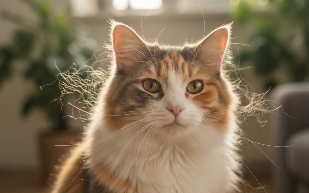 Sezónní vypadávání srsti u kočky – Vše, co o tom potřebuješ vědět!