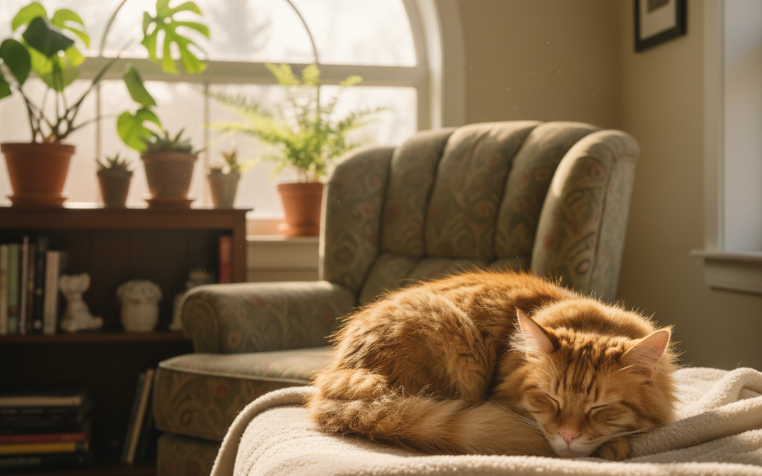 Spánkové návyky kočky – Vše, co o tom potřebuješ vědět!