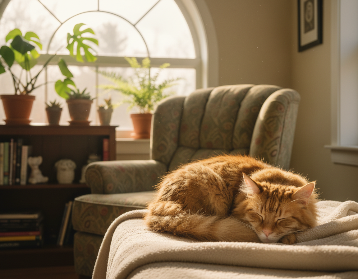 spánkové návyky kočky