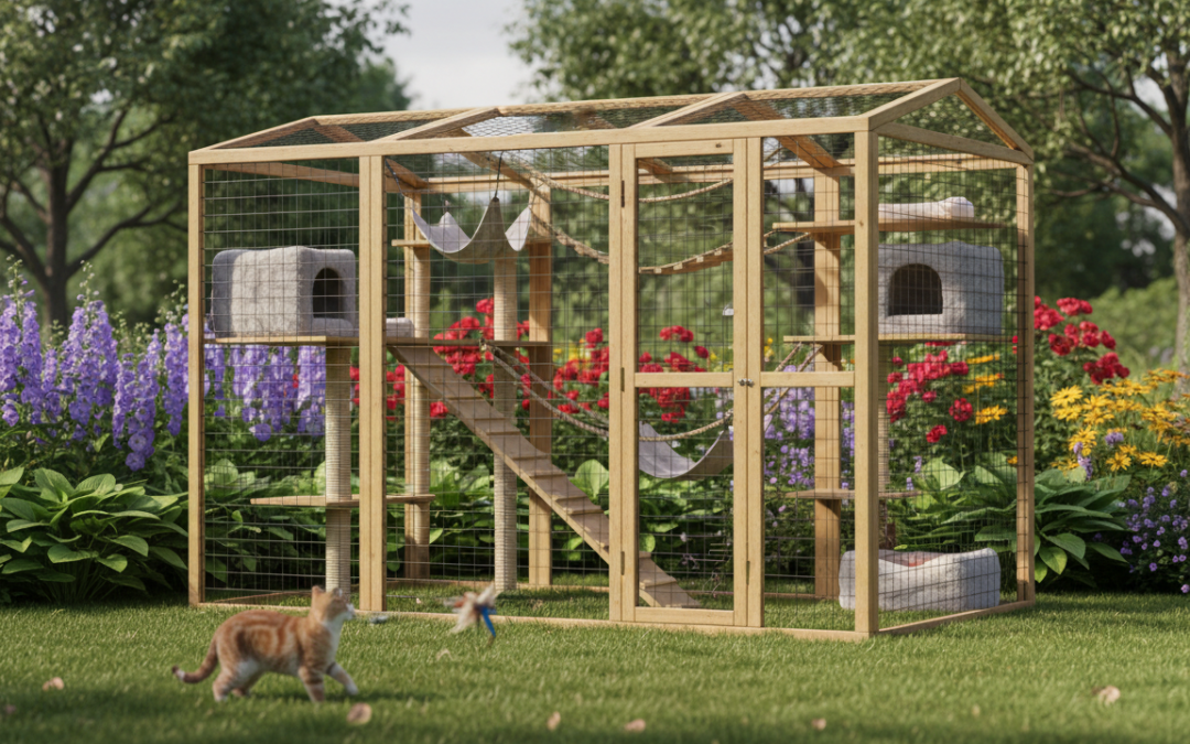 Stavba venkovního výběhu pro kočku – Vše, co o tom potřebuješ vědět!