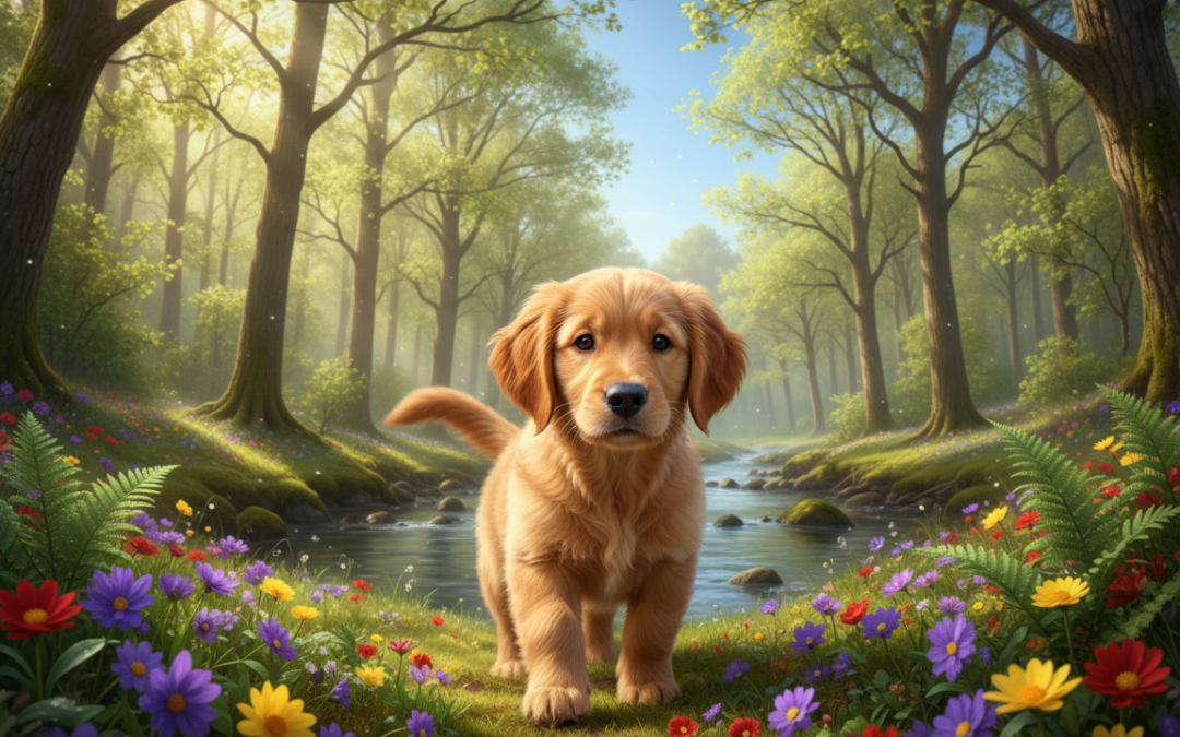 Se štěnětem do přírody na jaře – důležitá základní pravidla