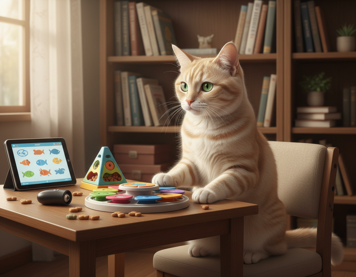 test rychlosti učení kočky