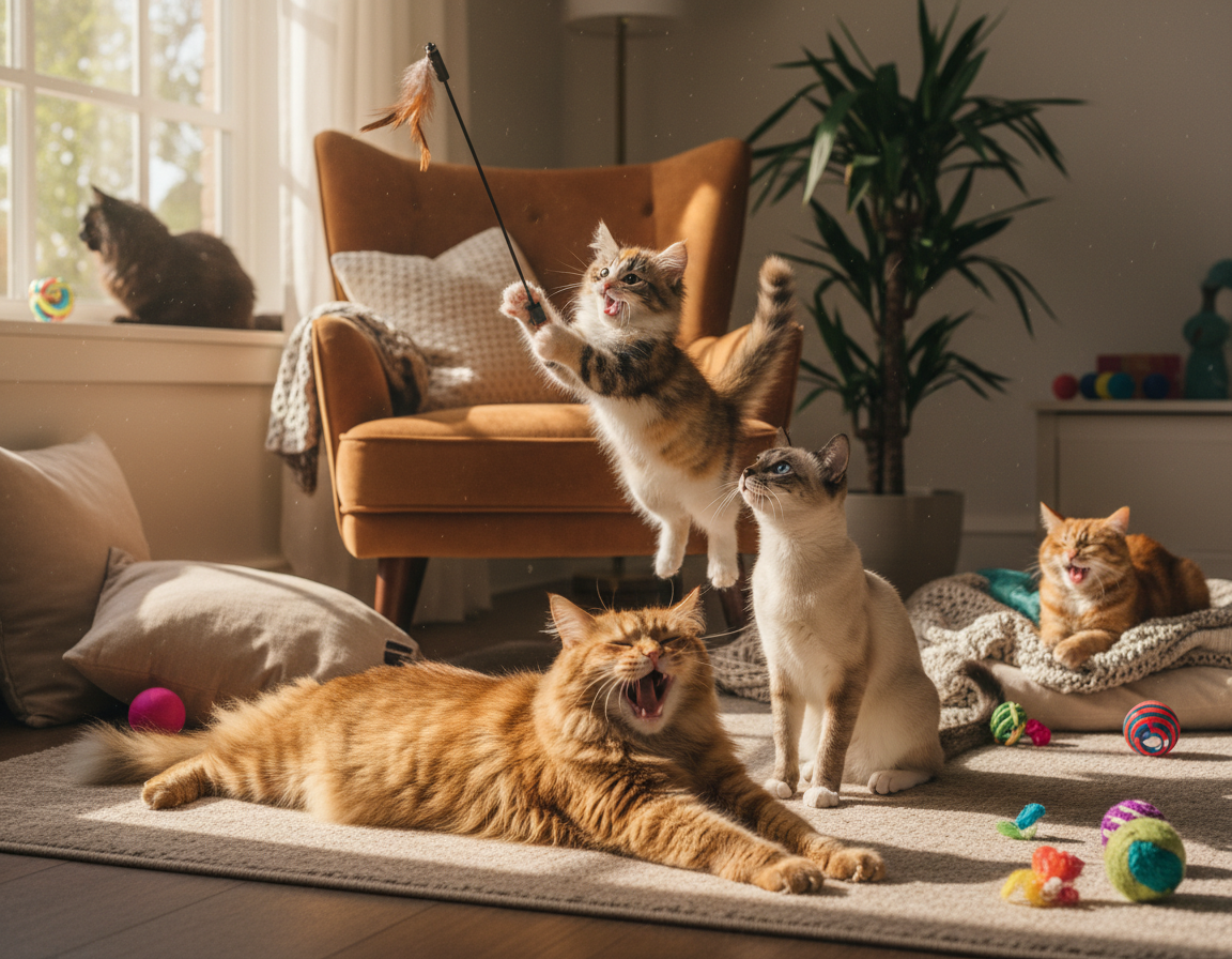 typy mňoukání kočky