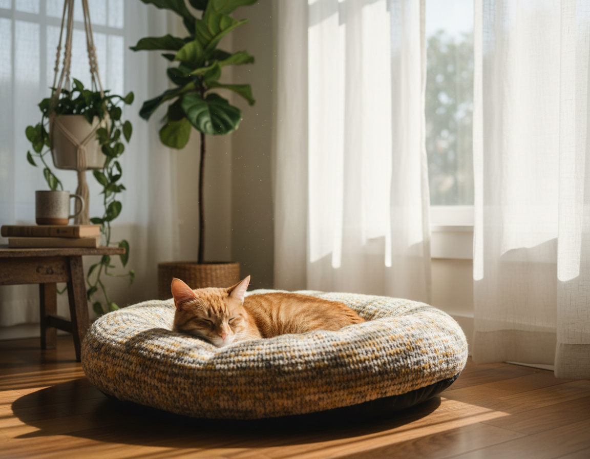 umístění pelíšku pro kočku