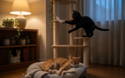 Večerní uklidňující aktivity pro kočky – Vše, co o tom potřebuješ vědět!