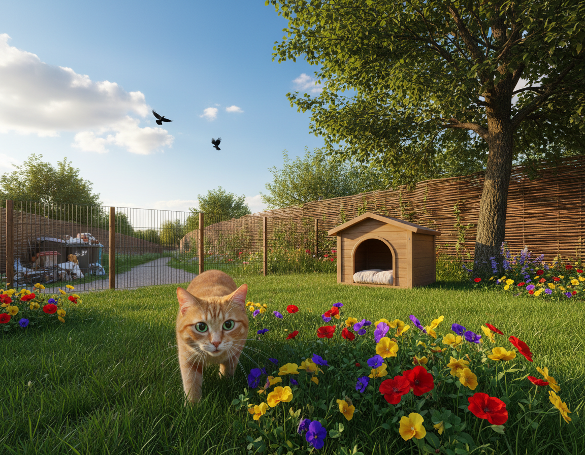 výhody a nevýhody venkovního života kočky