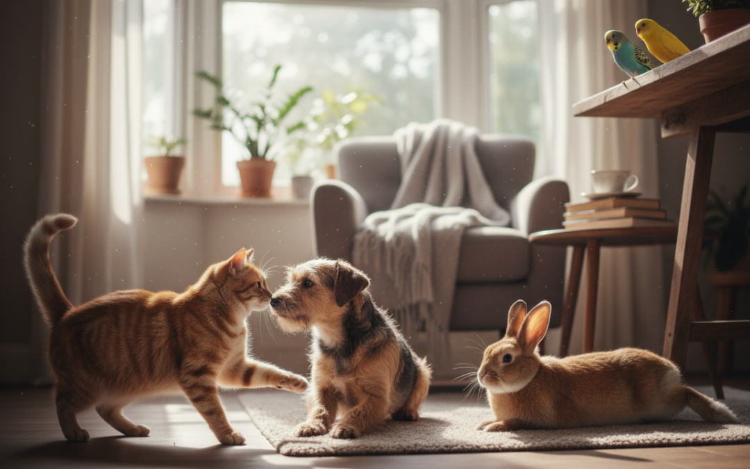 Vztah kočky k jiným domácím zvířatům – Vše, co o tom potřebuješ vědět!
