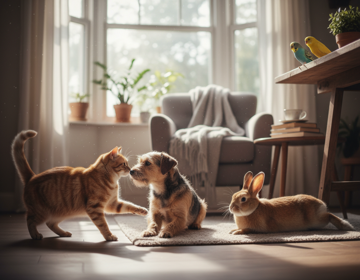 Vztah kočky k jiným domácím zvířatům – Vše, co o tom potřebuješ vědět!