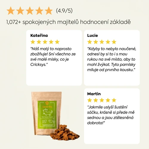 Friky hypoalergenní psí sušenky s jehněčím - 200 g 6 Friky hypoalergenní psí sušenky s jehněčím - 200 g - Obrázek 6