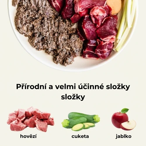 Ely hypoalergenní mokré krmivo pro psy s hovězím – 410 g 2 Ely hypoalergenní mokré krmivo pro psy s hovězím – 410 g - Obrázek 2