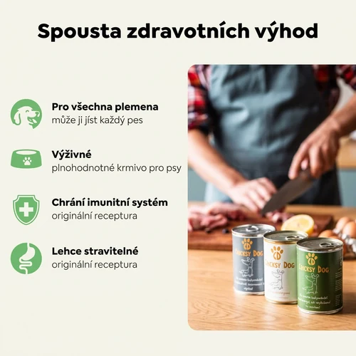 Ely mokré krmivo pro psy s divokým prasetem, jelenem a mrkví – 415 g 3 Ely mokré krmivo pro psy s divokým prasetem, jelenem a mrkví – 415 g - Obrázek 3